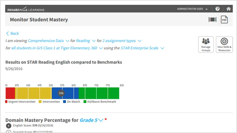 Monitor Student Mastery