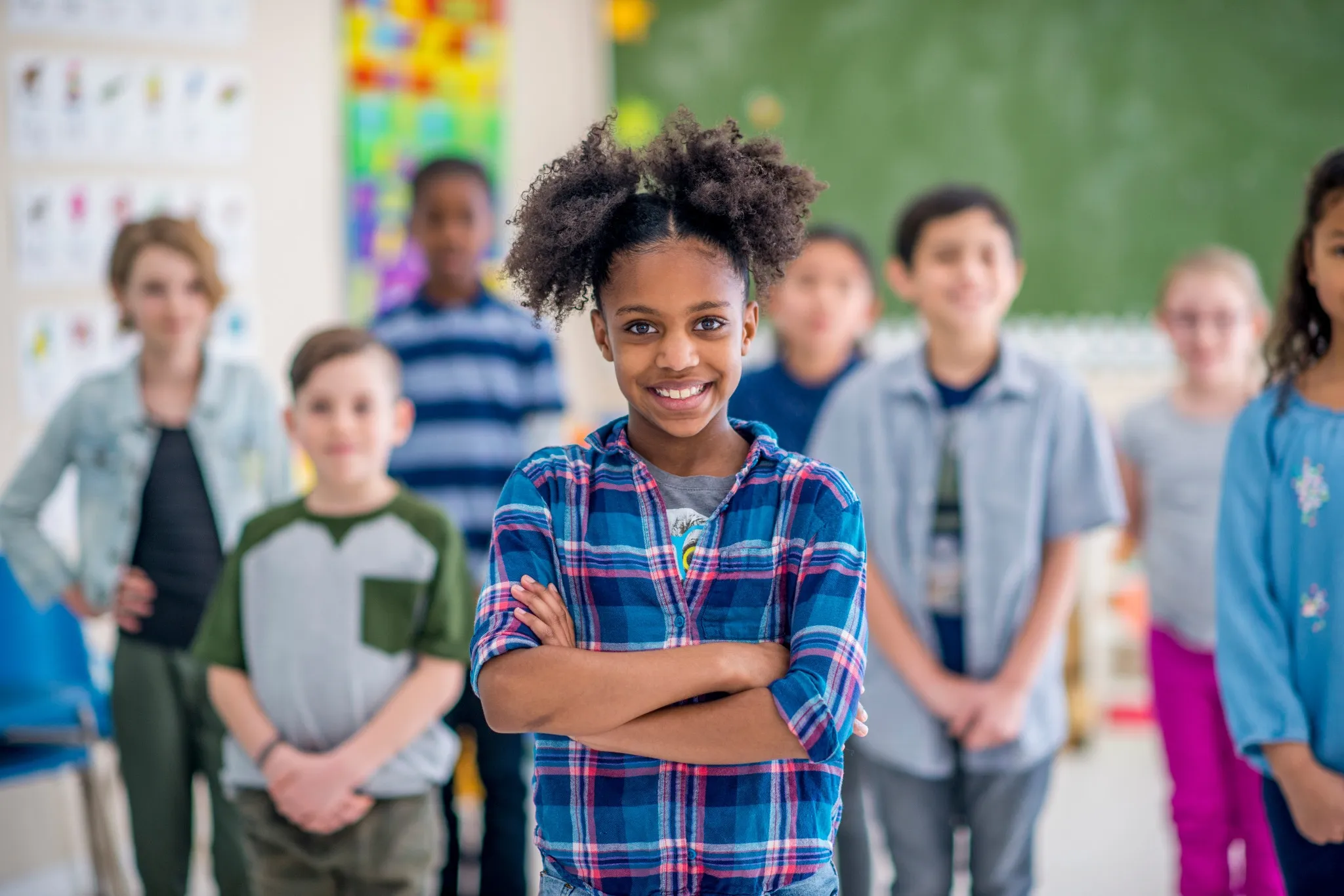 Girl in classroom