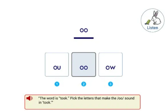 Star Early Literacy assessment in English