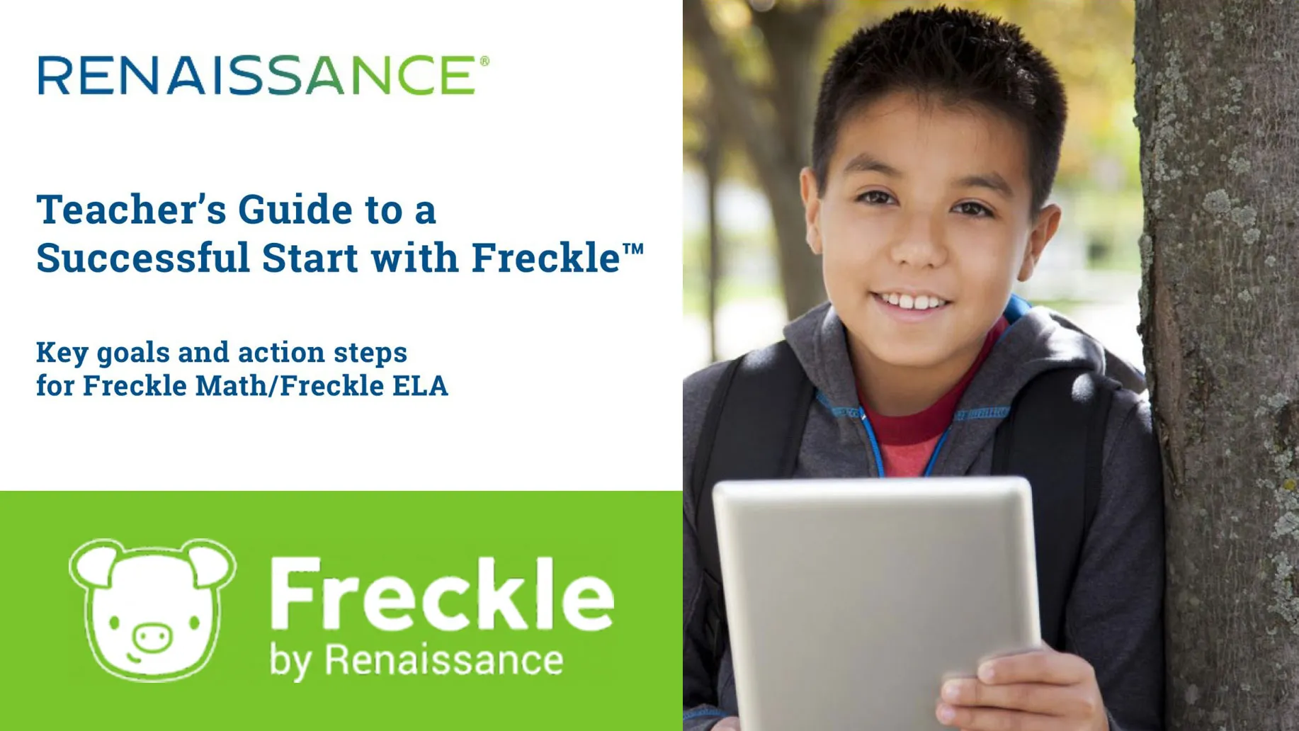 teacher's guide to a successful start with freckle