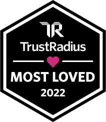 Badge for an TRUST RADIUS award