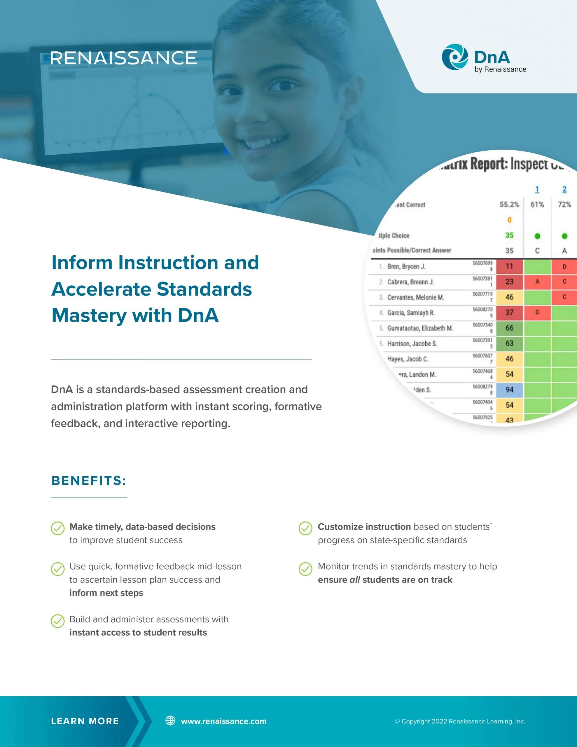 DnA product sheet