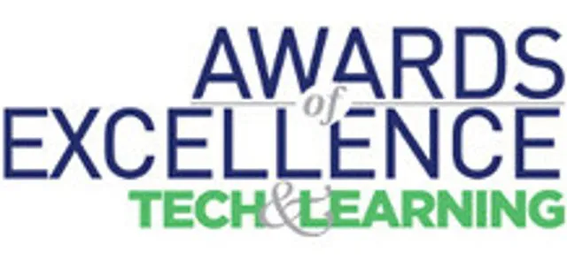 Badge for an Tech Learning award