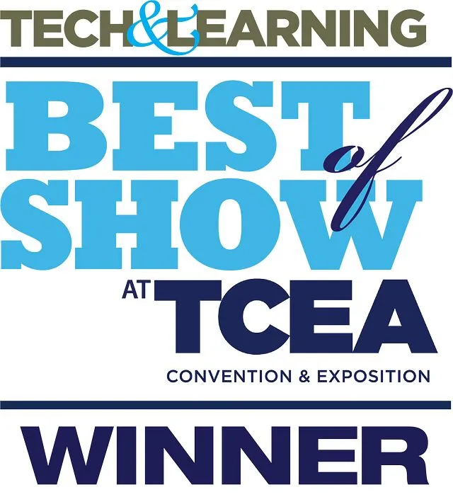 Badge for an Tech Learning award