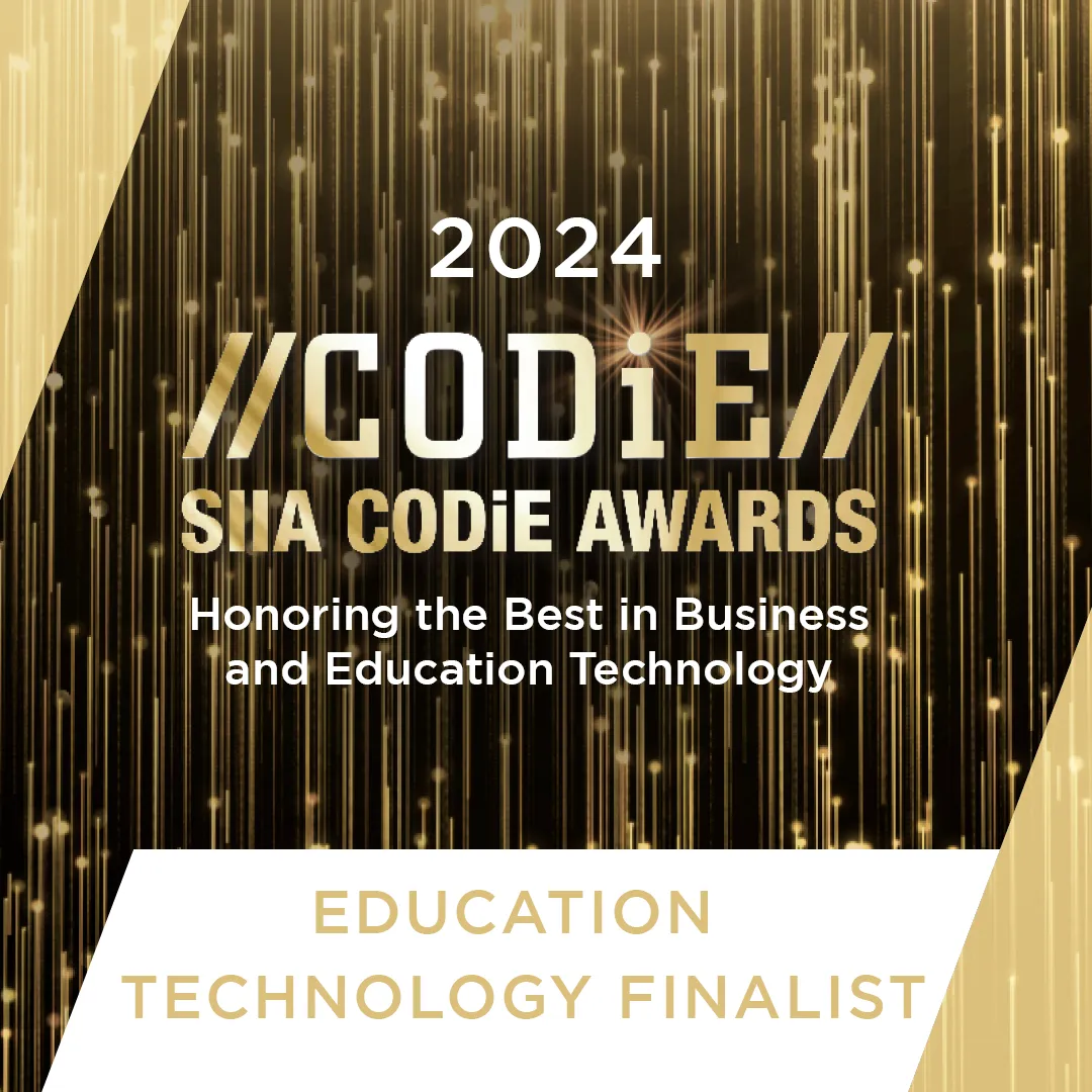 2024 CODiE siia codie awards education technology finalist logo